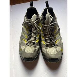 Merrell Moab Speed Trail Running Shoes Gray Yellow Mens J37029 Size 11